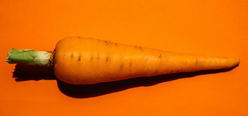 Carrots rich in vitamin A