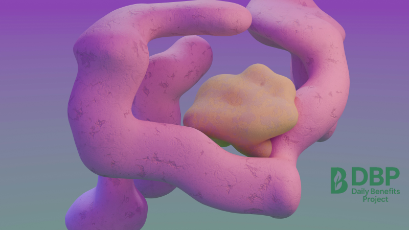 Cholesterol Molecule Model 3D illustration of a cholesterol molecule